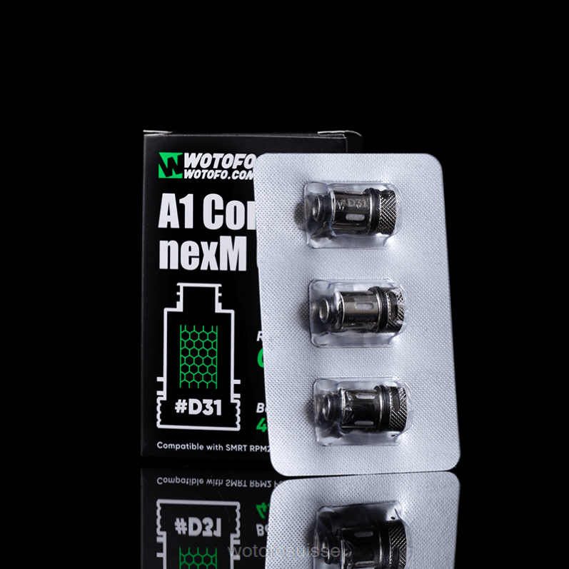 Wotofo SMRT Bobine de dosettes RPM2 d32 double nexmesh 3 pièces | Wotofo Suisse XH2PT382