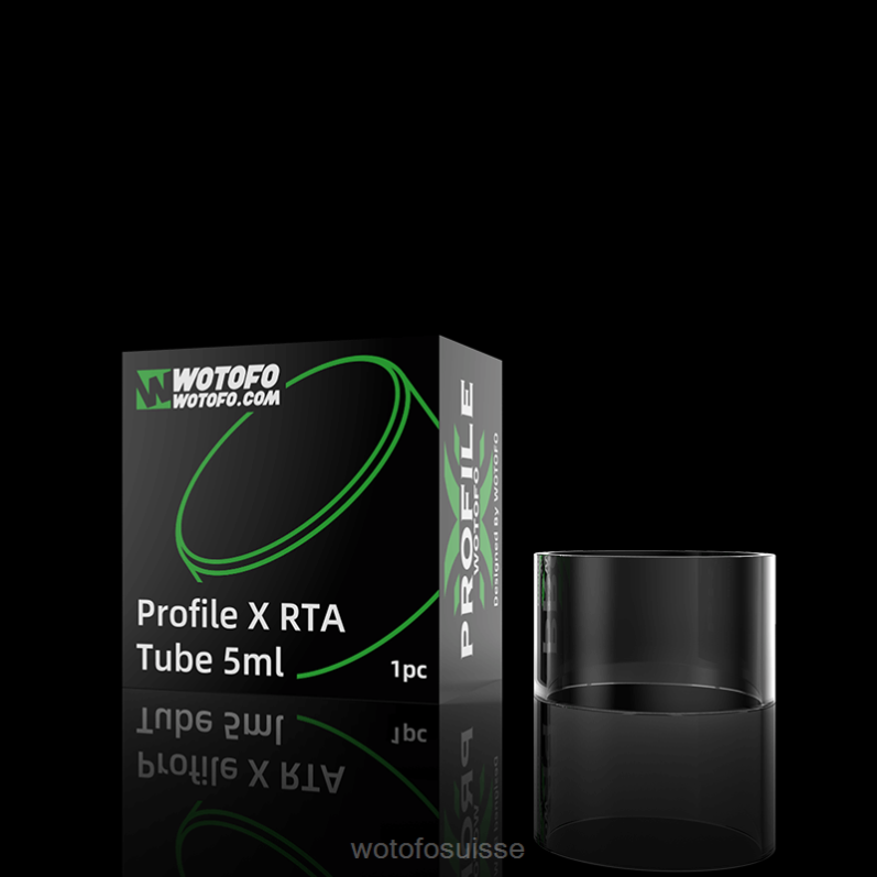 Wotofo PROFILE X tube de réservoir pctg droit 5ml | Wotofo Genève XH2PT391