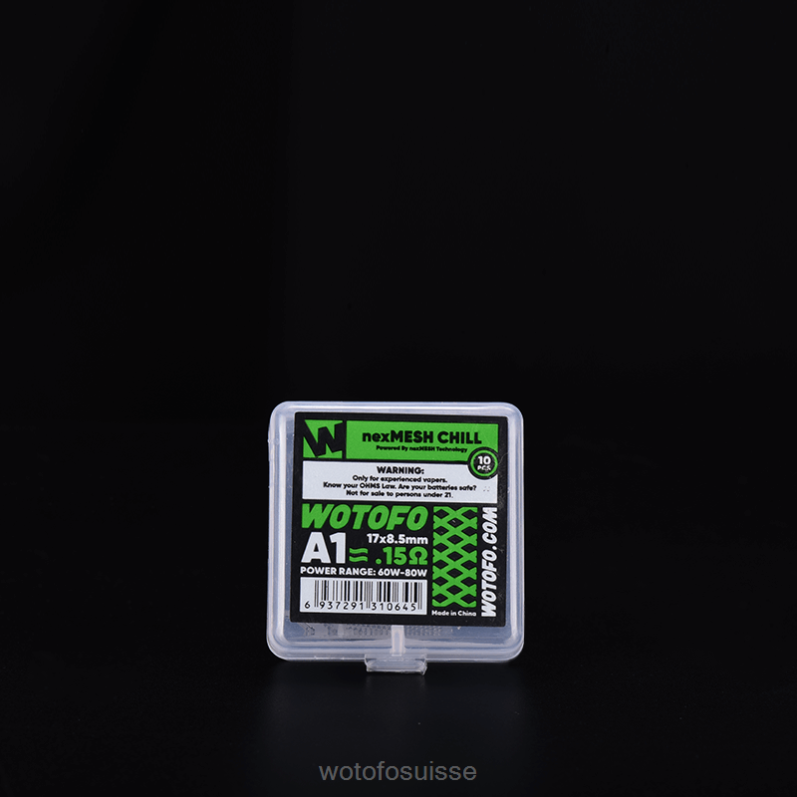 Wotofo NEXMESH pour profil 1.5 et rdta Nexmesh extrême 10 pièces | Wotofo Suisse XH2PT322