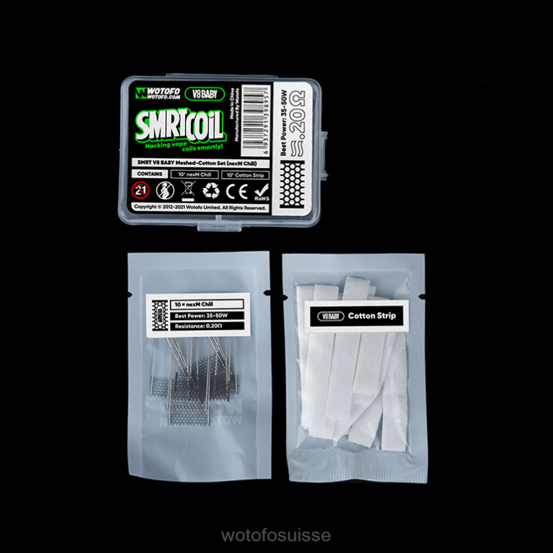 Wotofo SMRT ensemble en coton et maille pour bébé v8 Turbo Nexmesh | Wotofo Shop Online XH2PT368