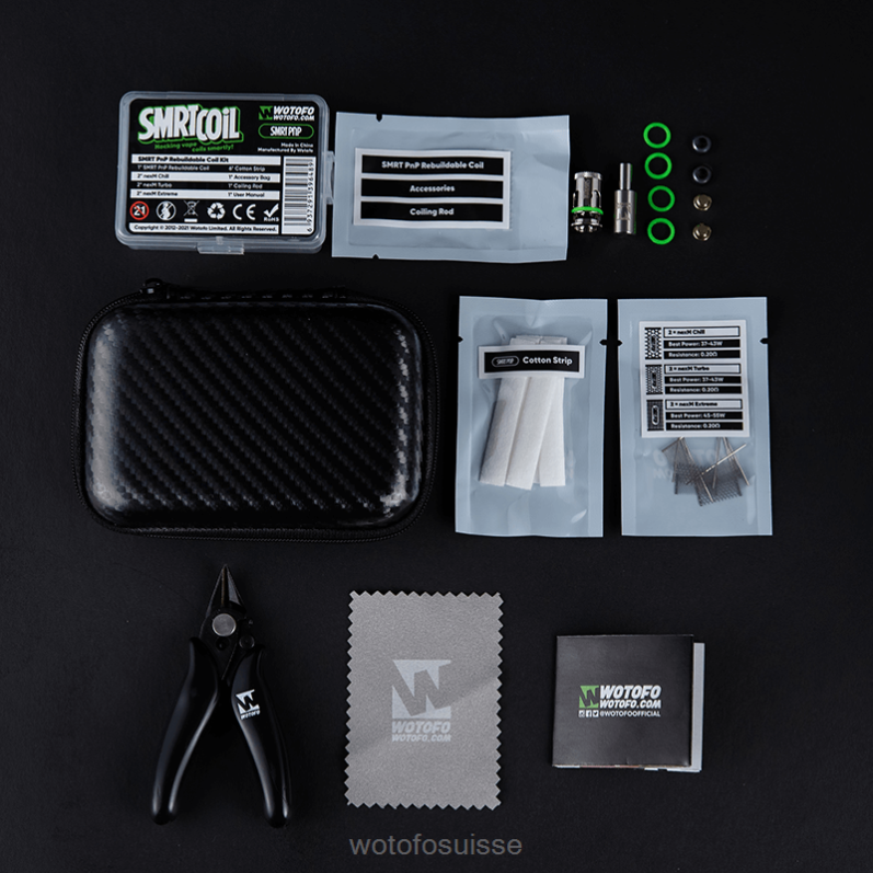 Wotofo SMRT pack de bobines reconstructibles pack pnp intelligent | Wotofo Vapes Review XH2PT346