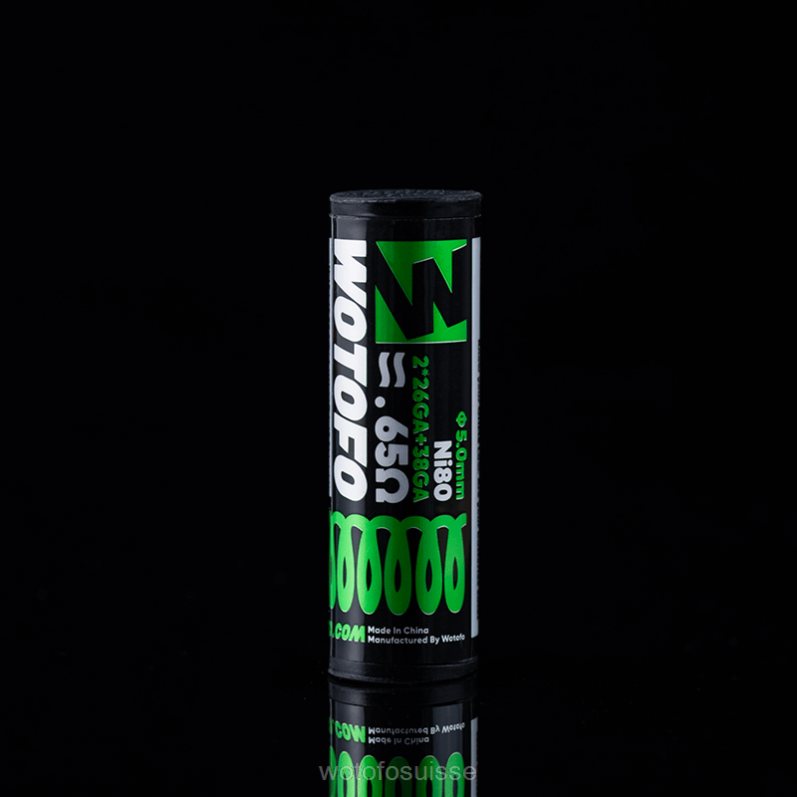 Wotofo bobine d'identification pré-construite Clapton fusionné double cœur 0,65 ohm 5 mm 5 pièces | Wotofo Puff XH2PT347