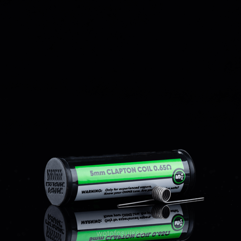 Wotofo bobine d\'identification pré-construite Clapton fusionné double cœur 0,65 ohm 5 mm 5 pièces | Wotofo Puff XH2PT347