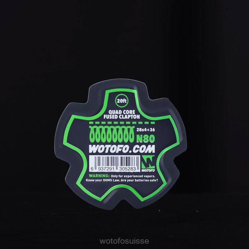 Wotofo bobine de fil préfabriquée Clapton fusionné à quatre cœurs | Wotofo Puff XH2PT357