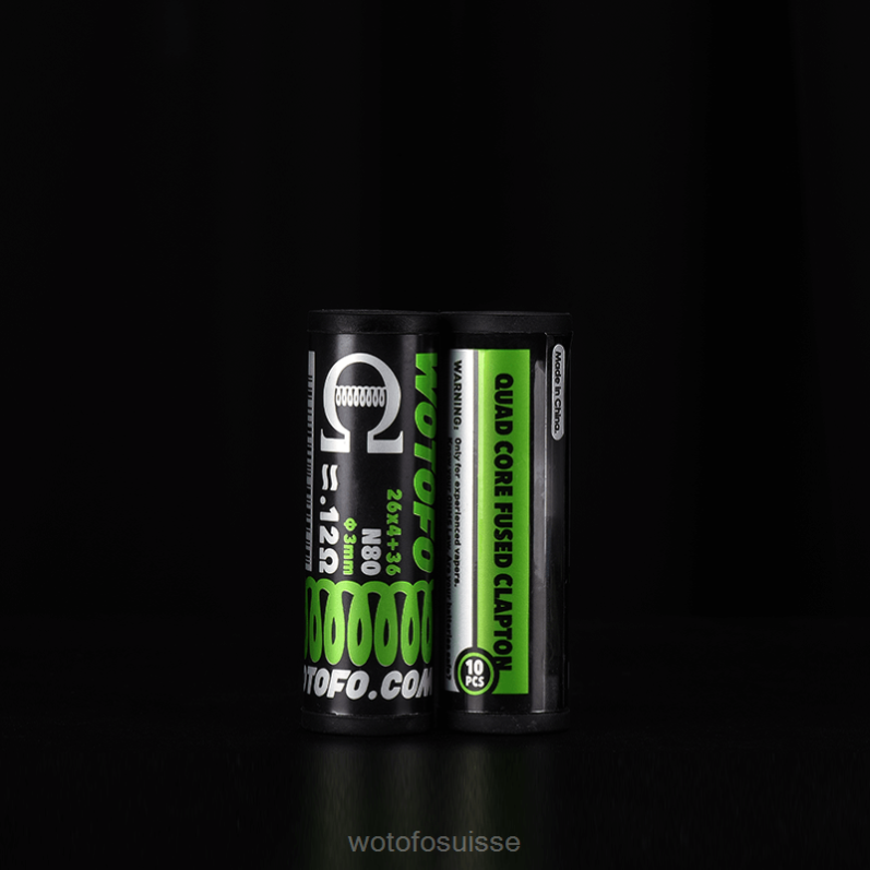 Wotofo bobines préfabriquées Clapton fusionné quad core 0,12 ohm | Wotofo Puff XH2PT337