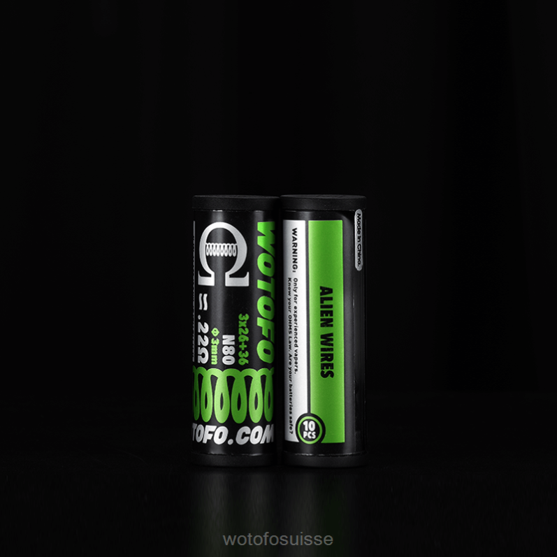 Wotofo bobines préfabriquées fil extraterrestre 0,22 ohm 10pcs | Wotofo Vape Pods XH2PT329