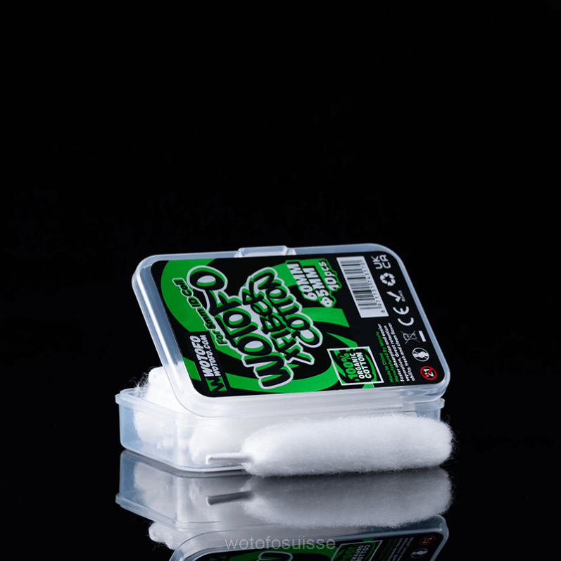 Wotofo coton xfiber pour bobine d'identification 5 mm d'épaisseur 10 pièces | Wotofo Shop Online XH2PT348