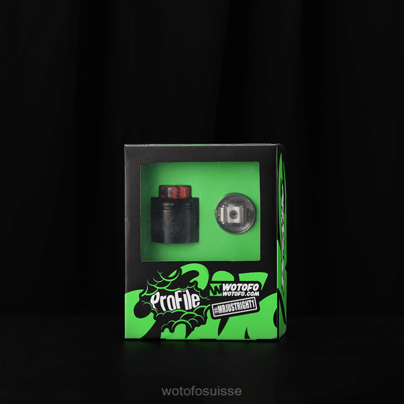 Wotofo PROFILE rda aluminium vert | Wotofo Shop Online XH2PT178