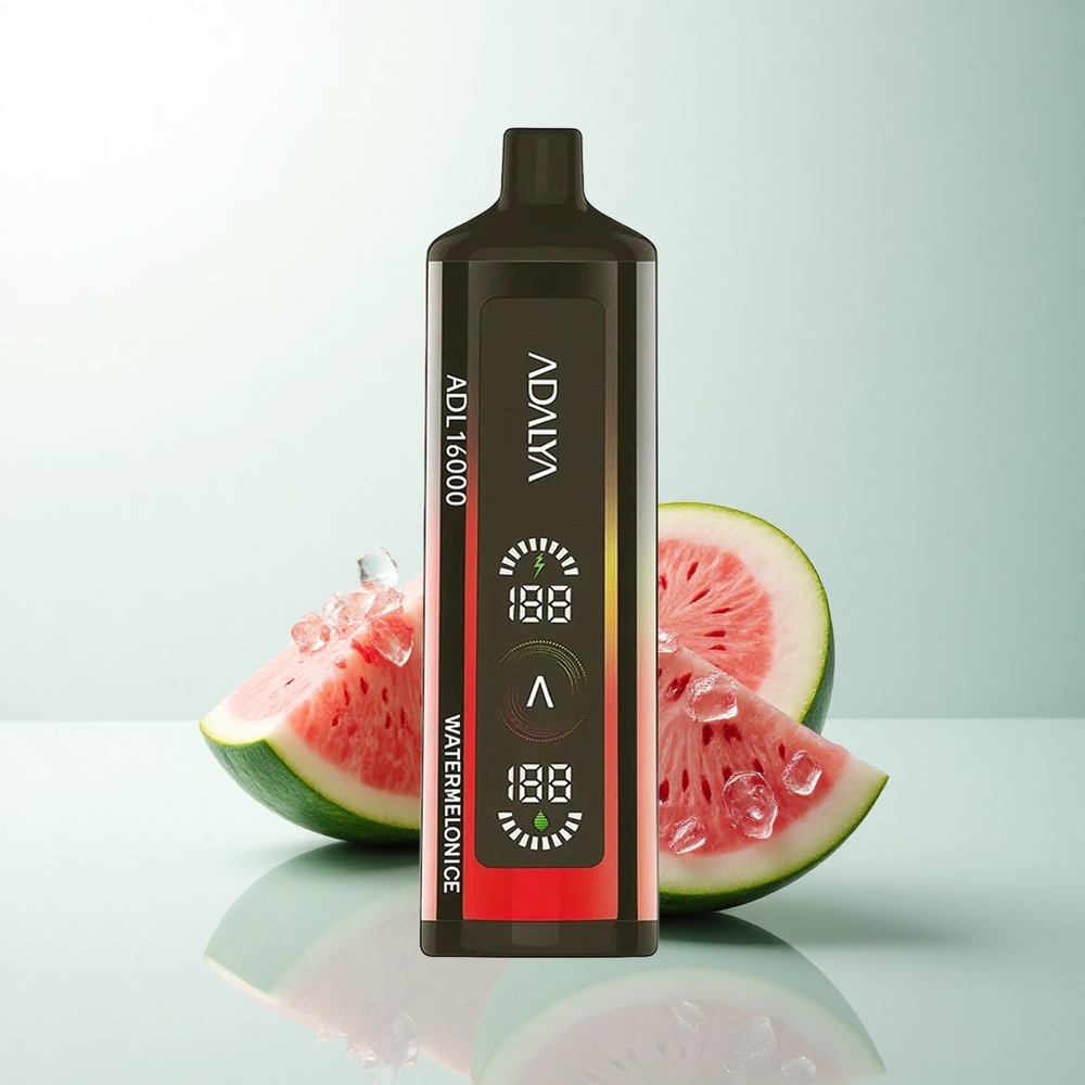 Adalya ADL 16000 PRO Puffs Glace à la Pastèque en Acier Rechargeable