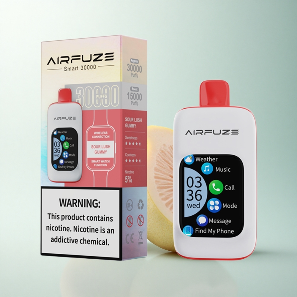 AirFuze Smart 30000 Puffs Bonbon Gélifié Acidulé 900mAh Type-C