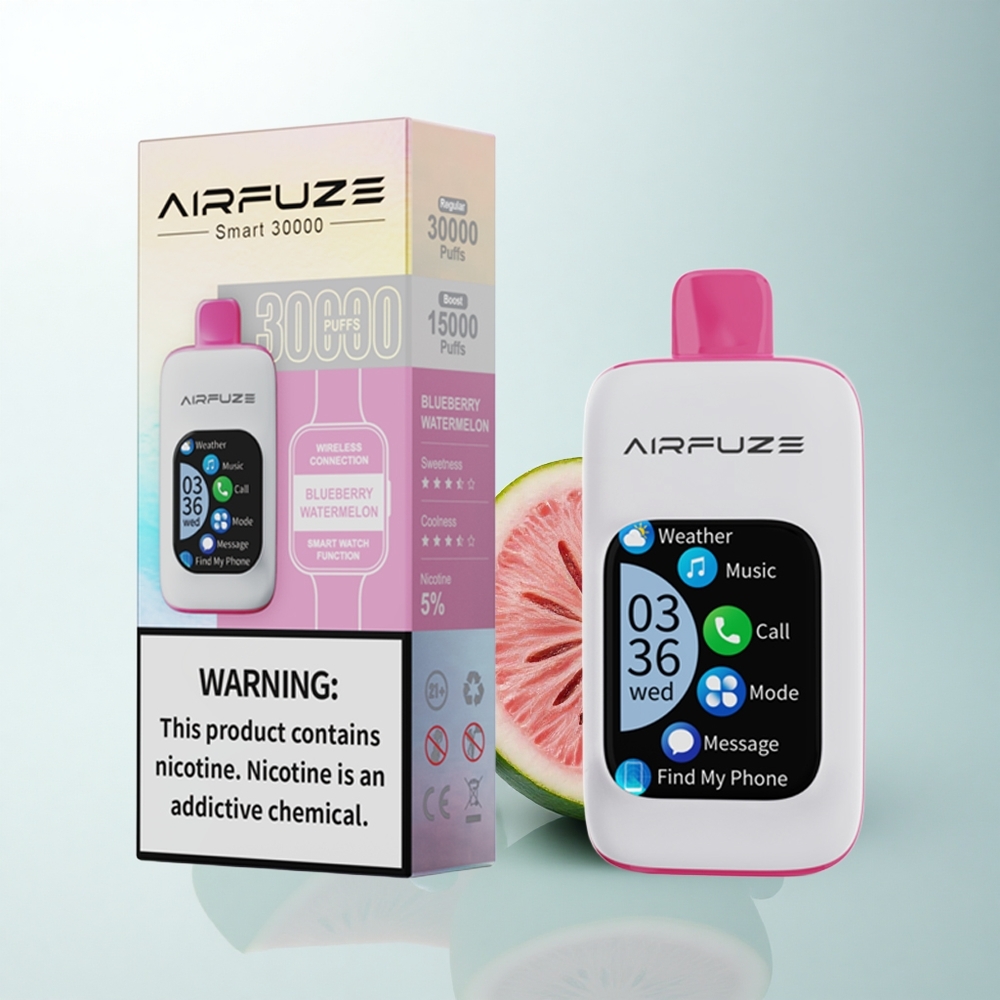 AirFuze Smart 30000 Puffs Eau de Pastèque Myrtille Smart 900mAh Type-C