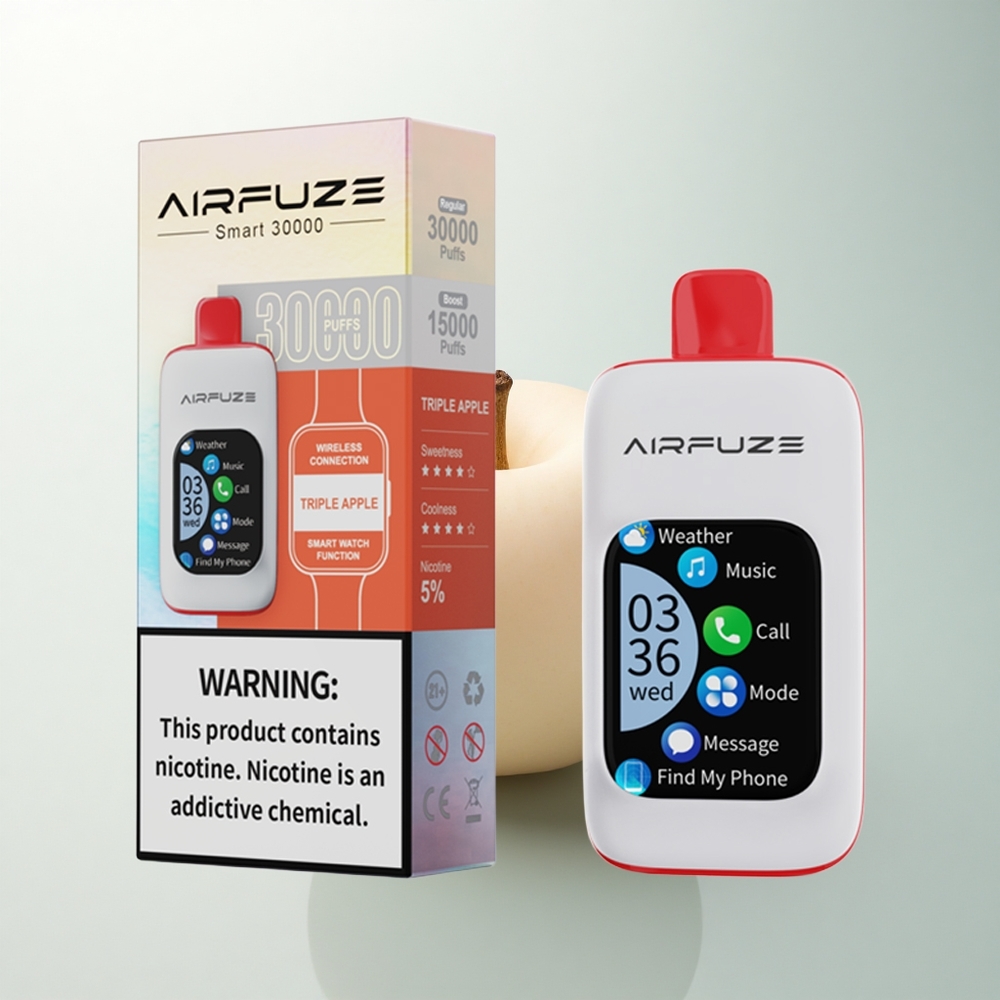 AirFuze Smart 30000 Puffs Triple Pomme AirFuze Smart 900mAh 5% Type-C
