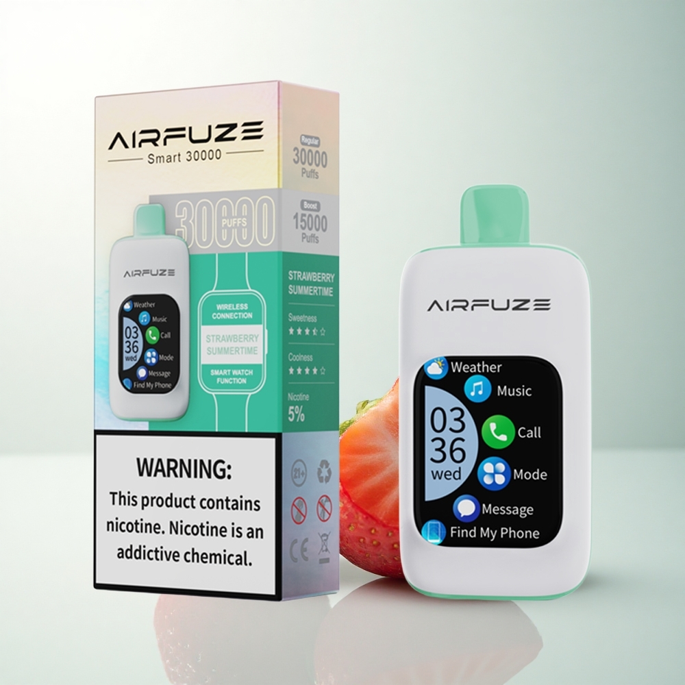 AirFuze Smart 30000 Puffs Été Fraise 900mAh 5% Type-C