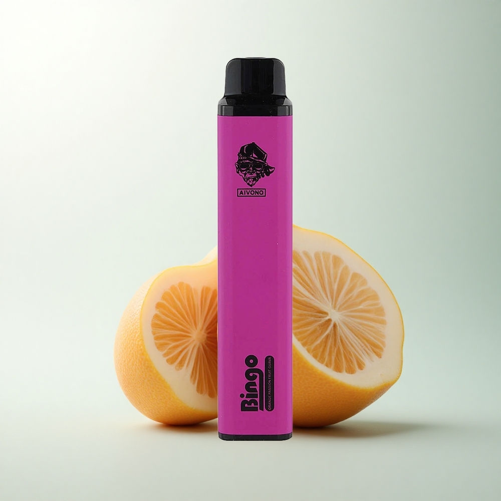 Aivono Aim Bingo 4000 Puffs Passion Fruit Goyave Orange avec Batterie 1000mAh et 10 mL