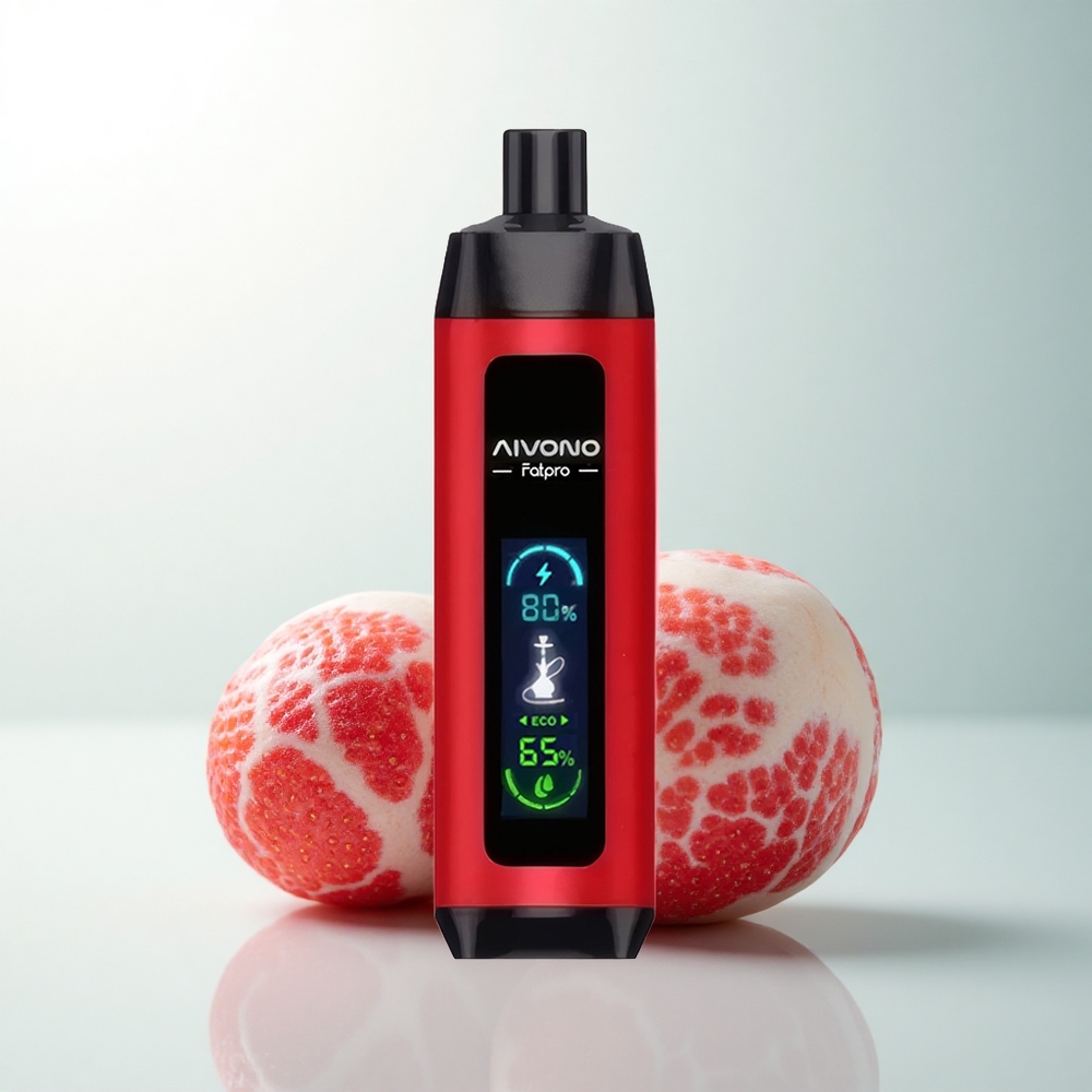 Aivono Aim Fatpro 22000 Puffs Fraise Frappé 28ml 5% Rechargeable