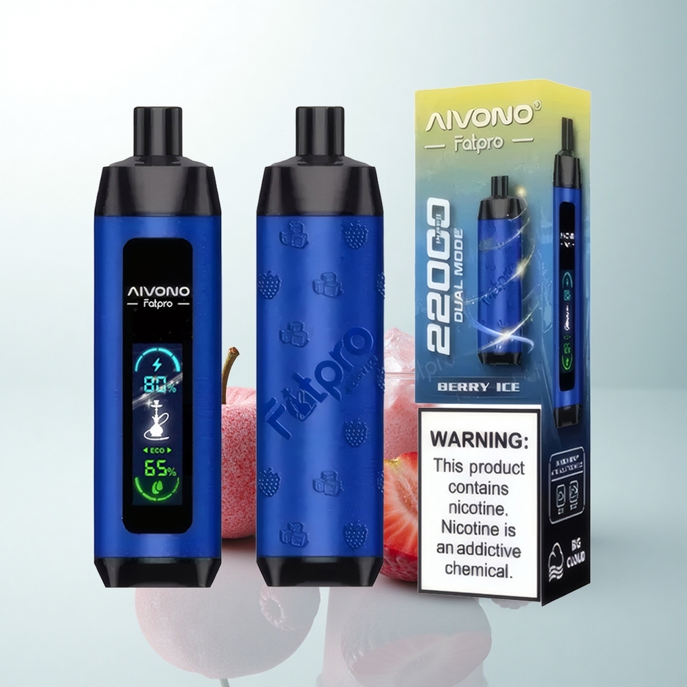 Aivono Aim Fatpro 22000 Puffs Glace Baie Dual Modes 28ml 5% Nicotine