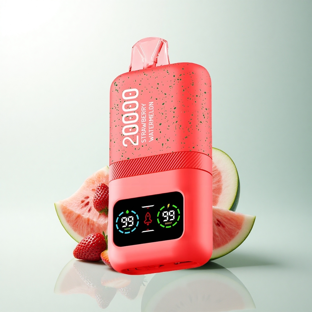 Aivono Aim Magic 20000 Puffs Fraise Pastèque Dual Mesh LCD Rechargeable