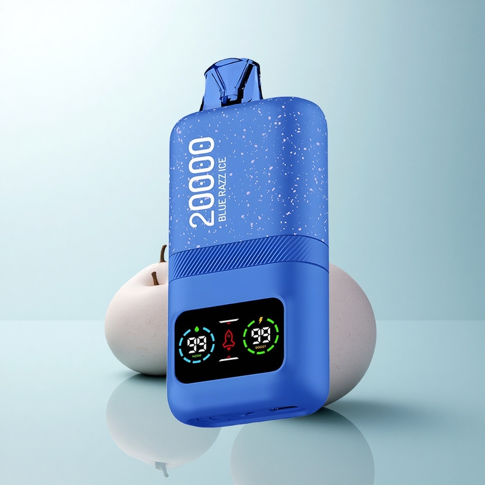 Aivono Aim Magic 20000 Puffs Glace Bleue Framboise Double Mesh LCD Rechargeable