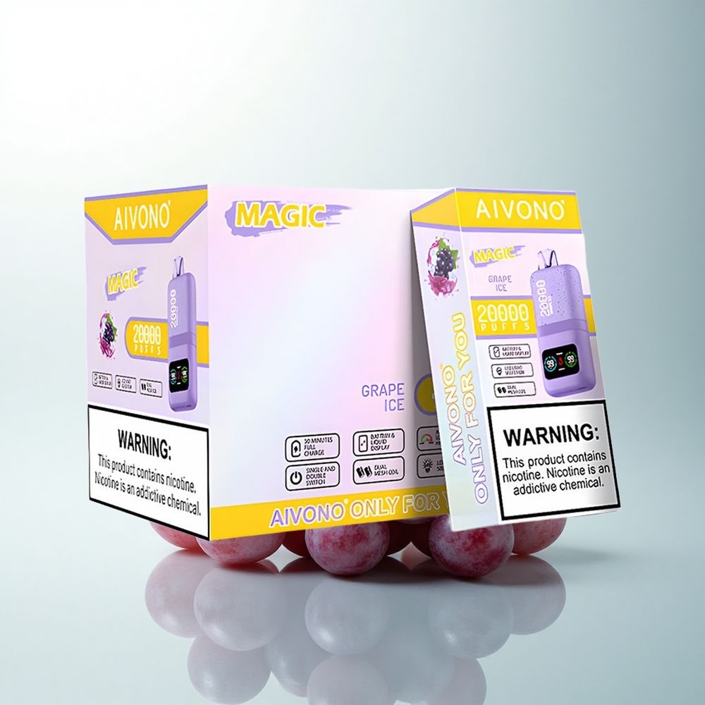 Aivono Aim Magic 20000 Puffs Glace de Raisin Dual Mesh LCD