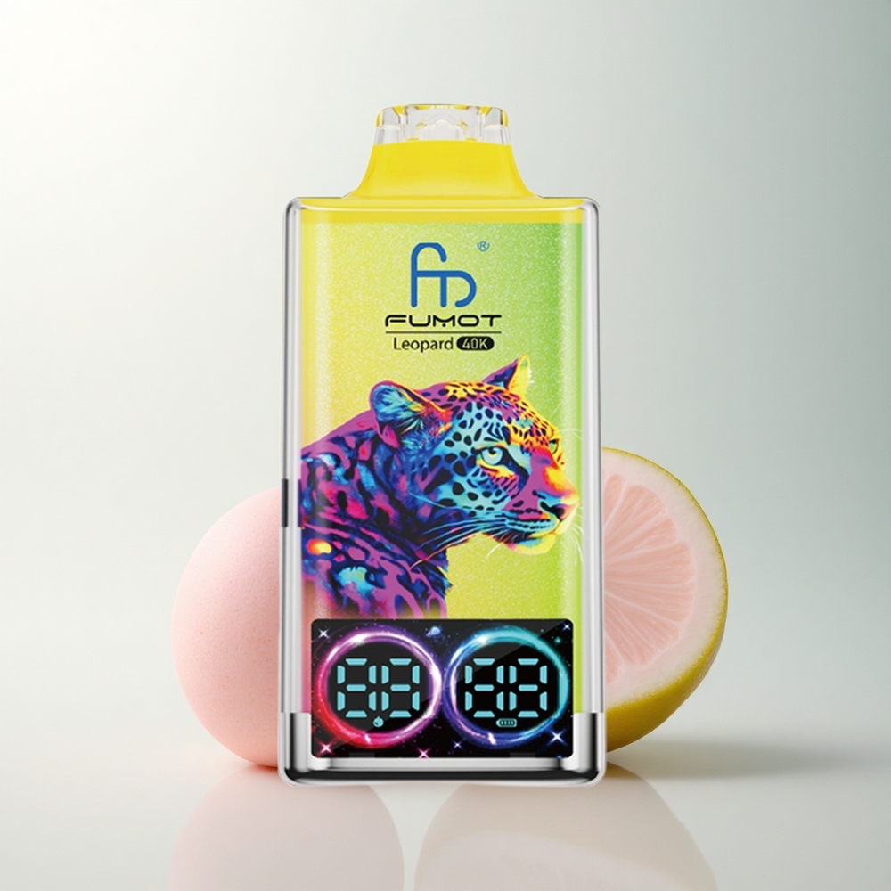 Fumot Leopard 40K Puffs Citronnade Rose 5% Nicotine Dual Mesh Type-C