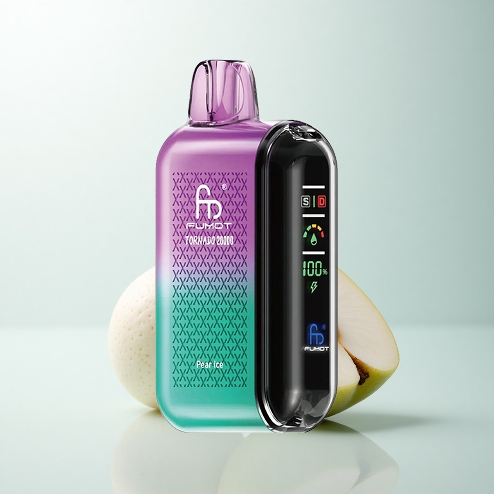 Fumot Tornado 20000 Puffs Poire Glacée Double Mesh Batterie 850mAh