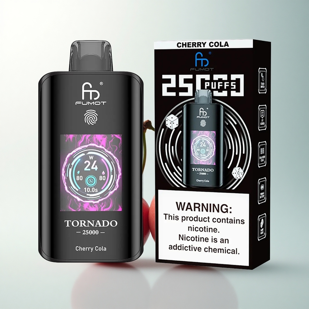 Fumot Tornado 25000 Puffs Cola Cerise HD 700mAh 20ml