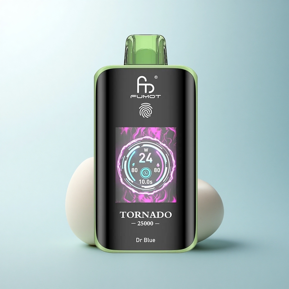 Fumot Tornado 25000 Puffs Dr Blue Écran HD 20ml Type-C