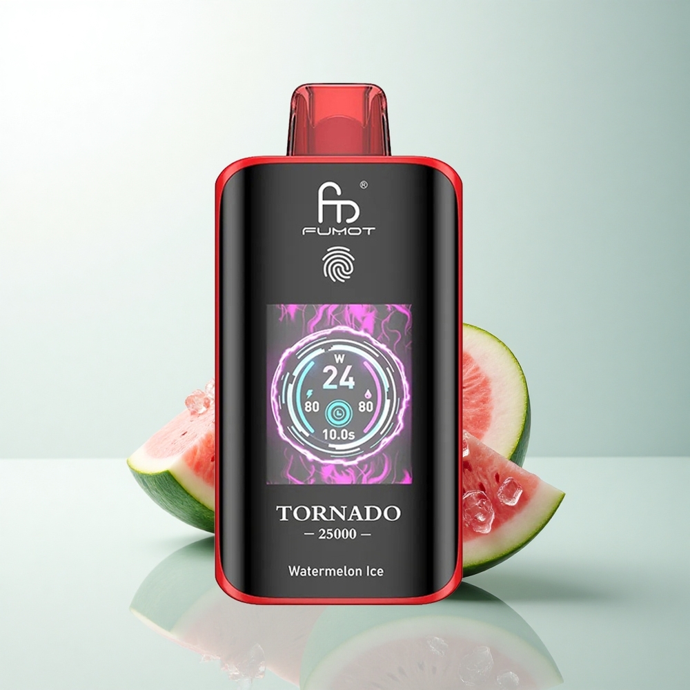 Fumot Tornado 25000 Puffs Glace à la Pastèque HD 700mAh Type-C