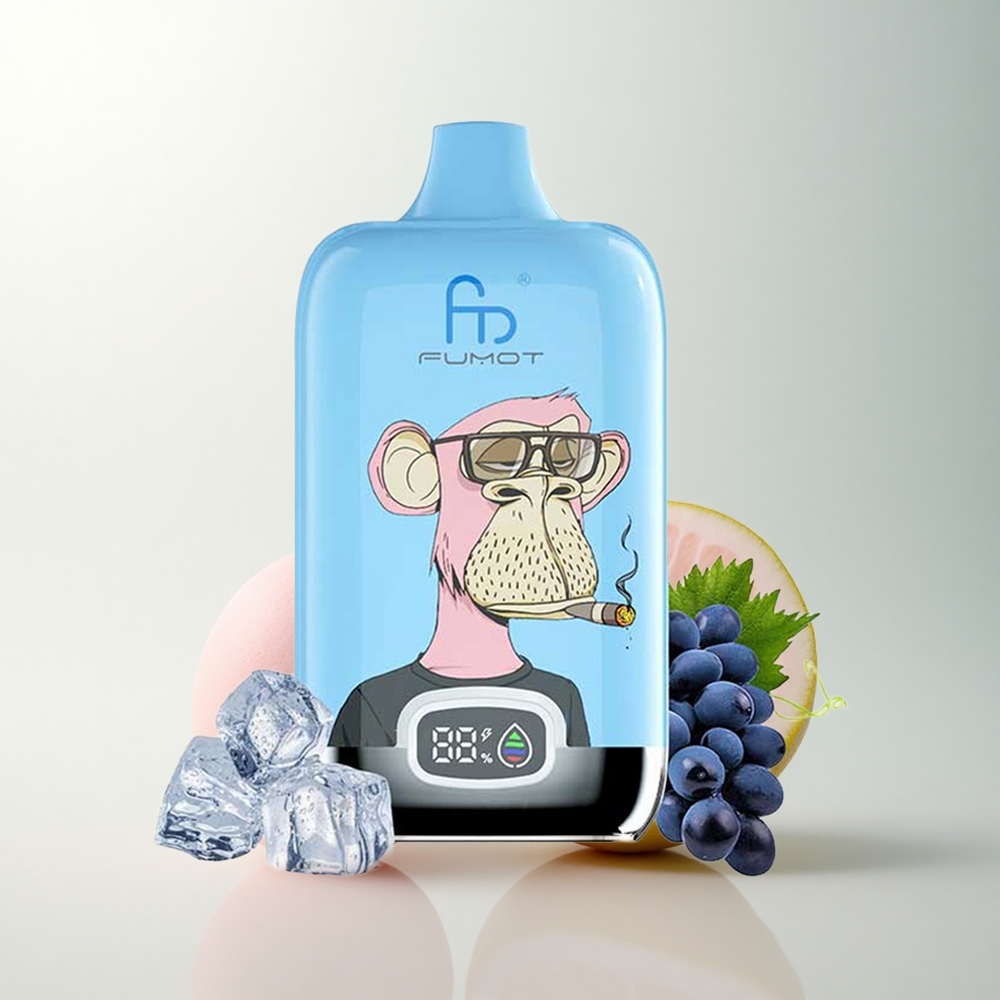 Fumot Tornado Digital Box 12000 Puffs Citronnade Rose Électrique Mesh 20ml