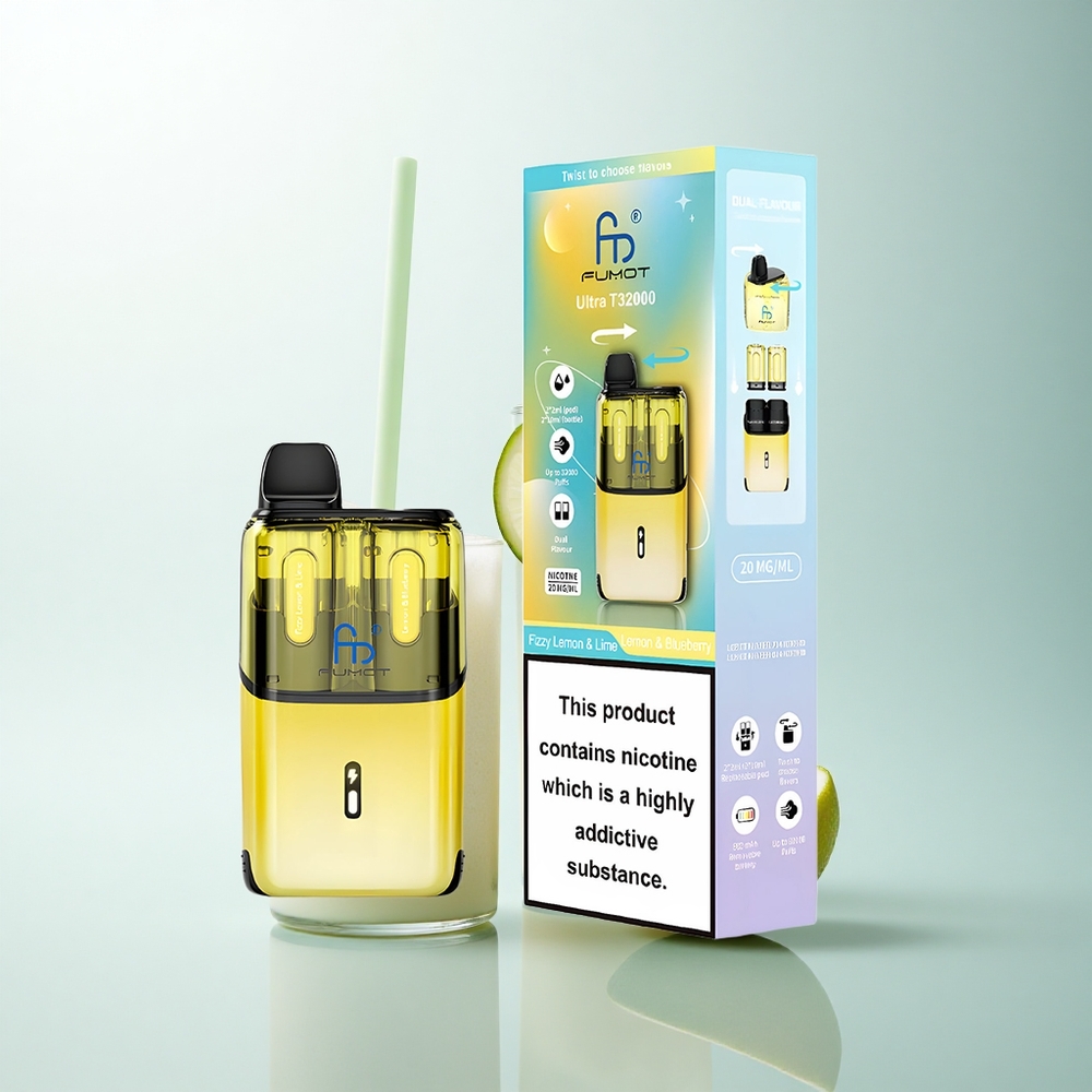 Fumot Ultra T32000 Puffs Citron Pétillant & Myrtille - 800mAh & 24ml