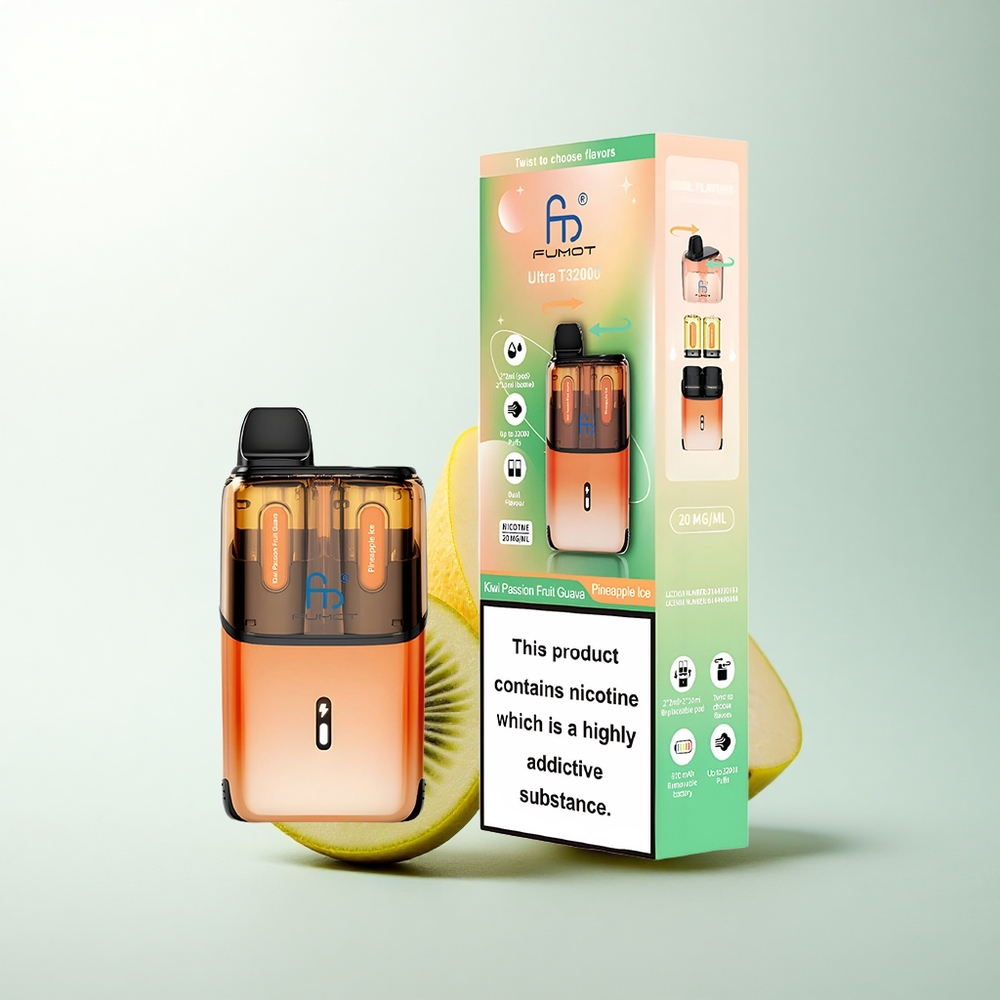 Fumot Ultra T32000 Puffs Kiwi Fruit de la Passion Goyave - Glace Ananas avec 24ml et 800mAh