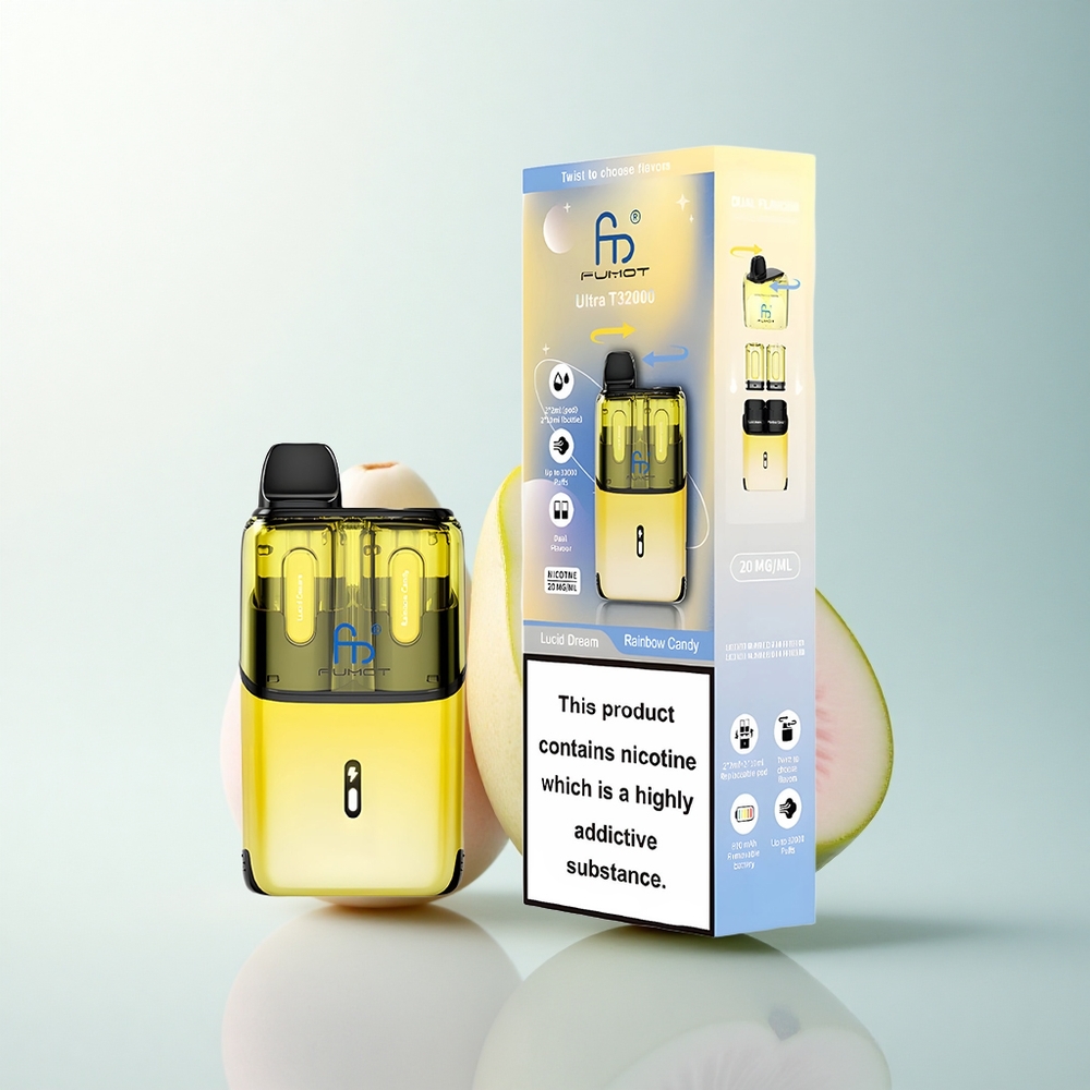 Fumot Ultra T32000 Puffs Rêve Lucide - Bonbon Arc-en-Ciel avec 24ml et Charge Rapide Type-C
