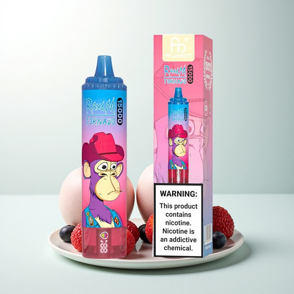 RandM Fumot Tornado 15000 Puffs Baies Mixtes Mesh 25ml Type-C