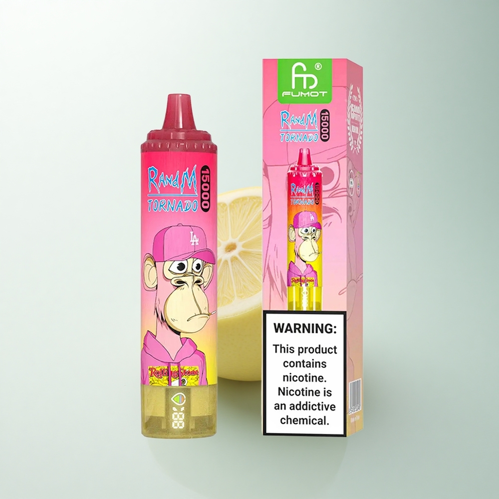 RandM Fumot Tornado 15000 Puffs Citron Mesh 25ml 850mAh