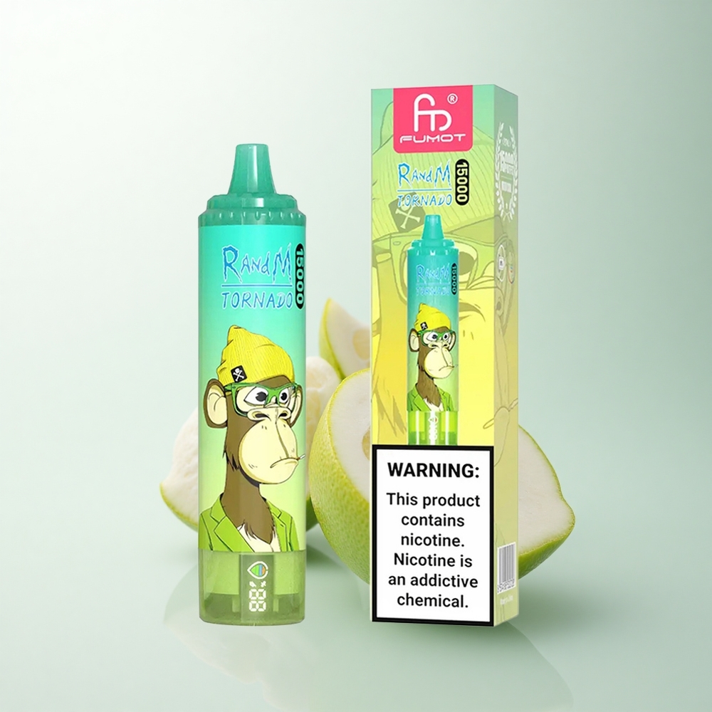 RandM Fumot Tornado 15000 Puffs Citron Vert 25ml 850mAh Mesh