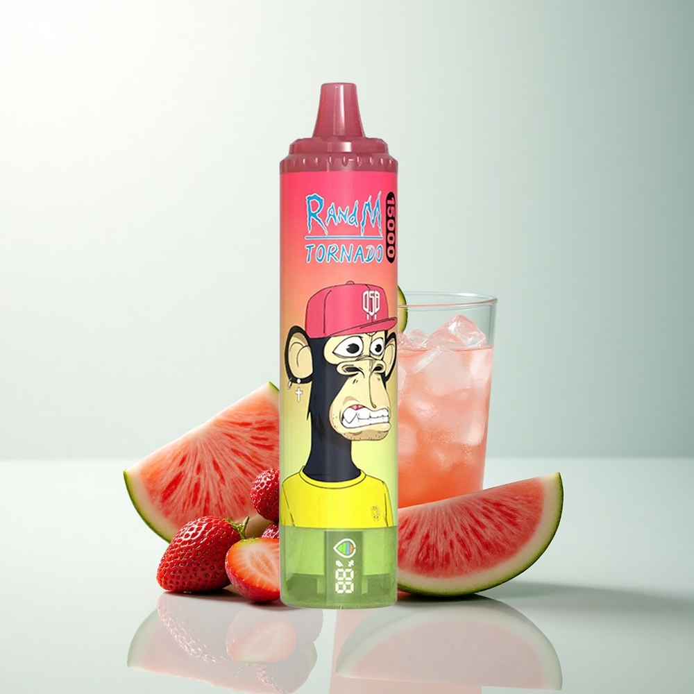 RandM Fumot Tornado 15000 Puffs Fraise Pastèque Citronnade avec 25ml et 850mAh