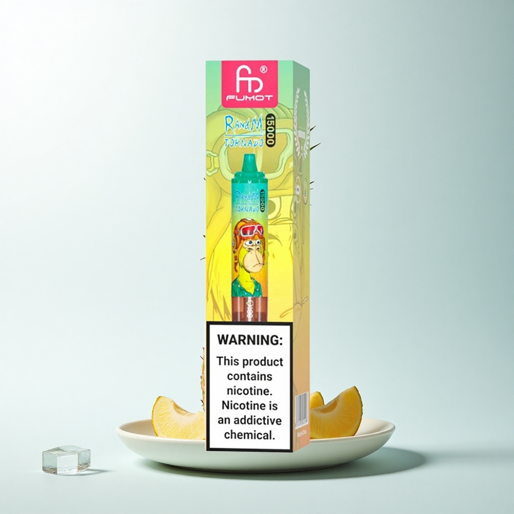 RandM Fumot Tornado 15000 Puffs Glace Ananas 25ml 850mAh Mesh