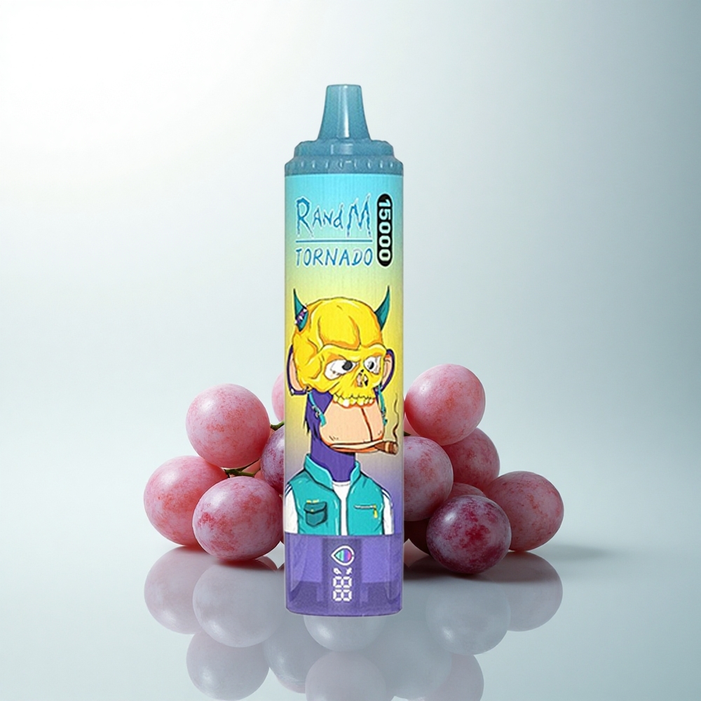 RandM Fumot Tornado 15000 Puffs Glace de Raisin 25ml 850mAh Mesh