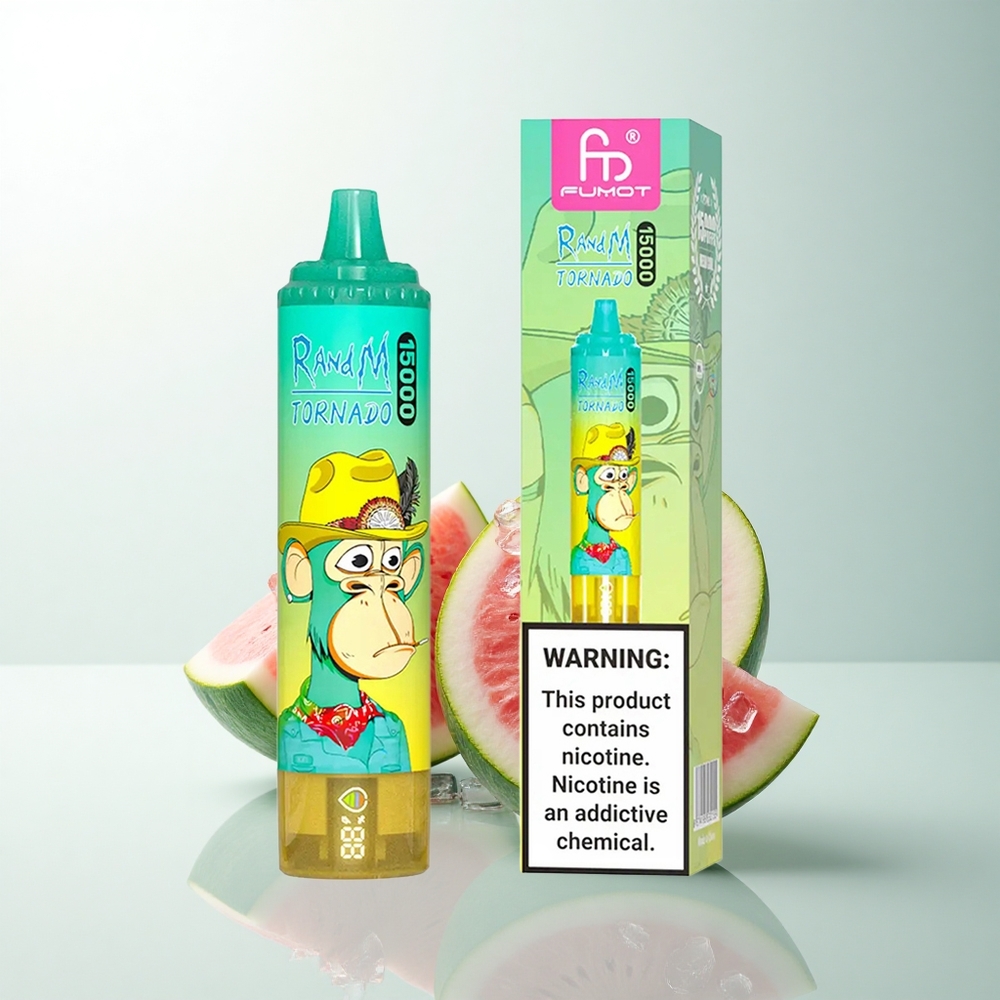 RandM Fumot Tornado 15000 Puffs Glace à la Pastèque Mesh 25ml