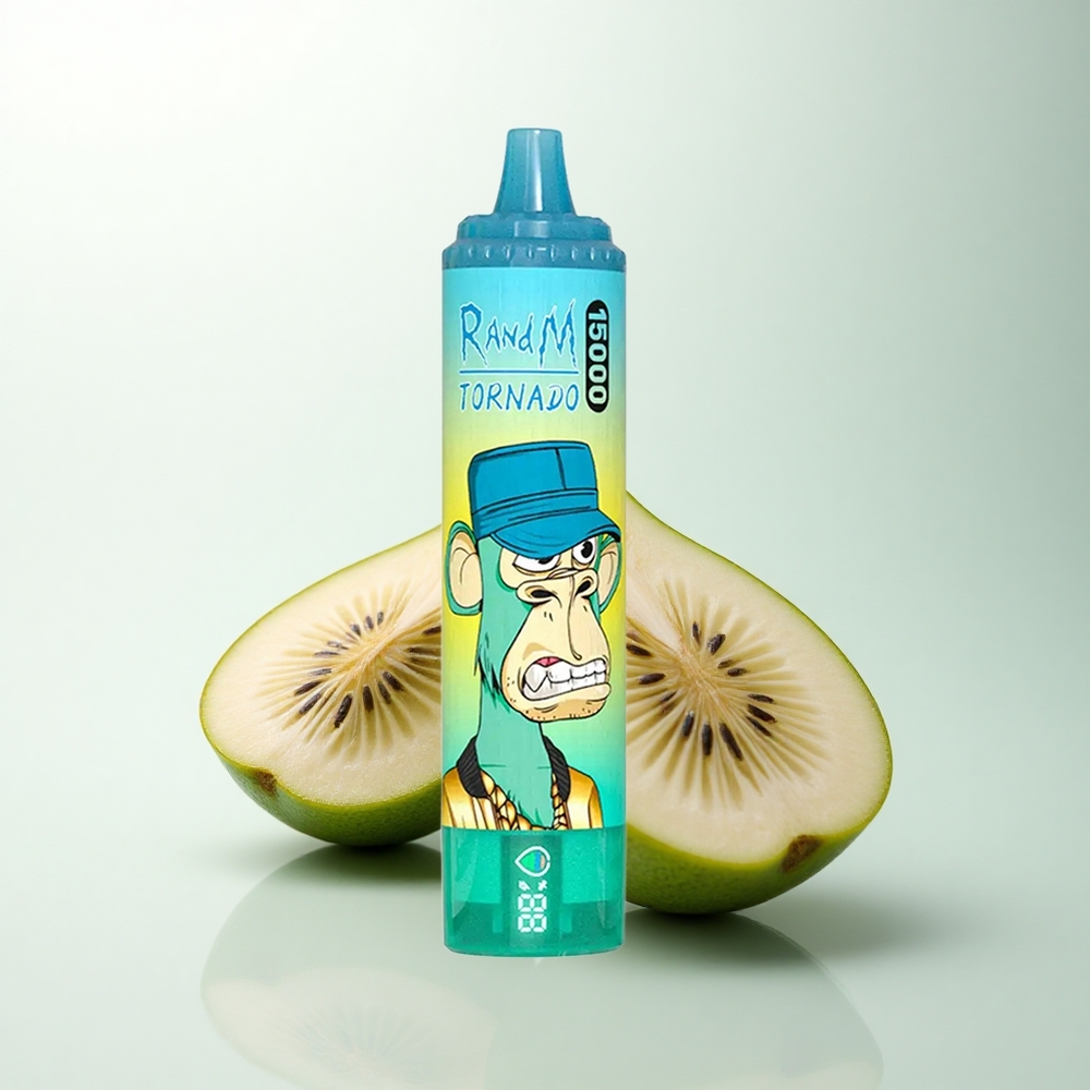 RandM Fumot Tornado 15000 Puffs Kiwi Fruit de la Passion Goyave 25ml 850mAh Type-C