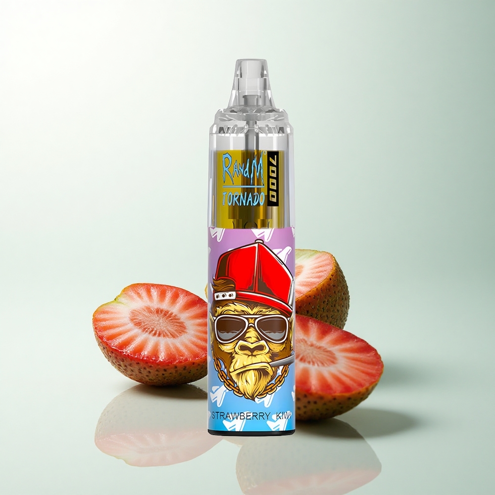 RandM Fumot Tornado 7000 Puffs Fraise Kiwi Type-C 850 MAH