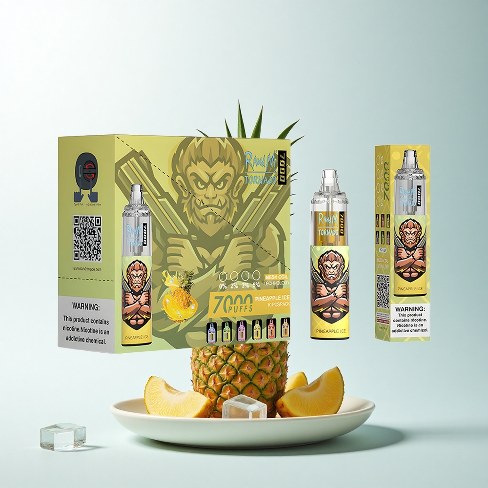 RandM Fumot Tornado 7000 Puffs Glace Ananas 14ML Mesh