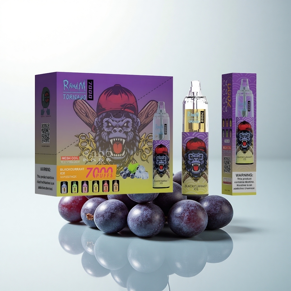 RandM Fumot Tornado 7000 Puffs Glace Cassis 14ML Mesh Type-C