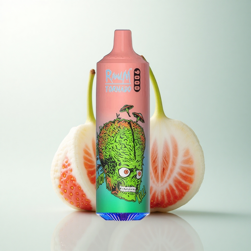 RandM Fumot Tornado 9000 Puffs Banane-Fraise 9000 Puffs 18 mL Mesh