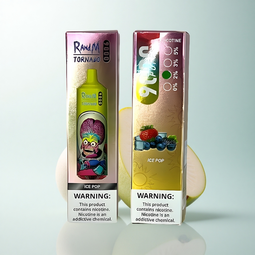 RandM Fumot Tornado 9000 Puffs Glace Pop 9000 Puffs 18 mL Mesh