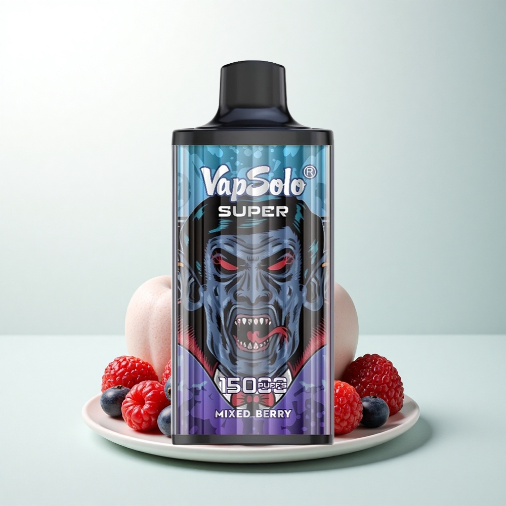 Vapsolo Super 15000 Puffs Baies Mixtes 40ml 850mah Type-C
