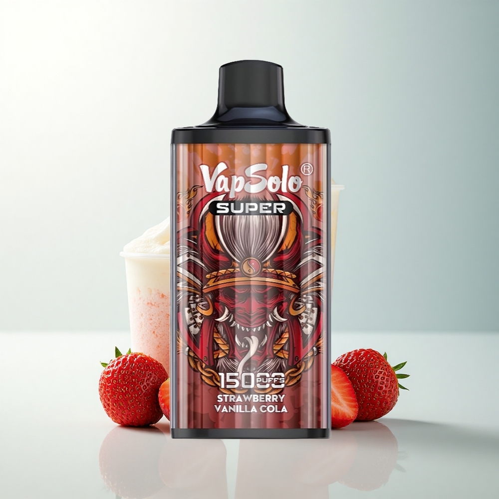 Vapsolo Super 15000 Puffs Cola Fraise Vanille 40ml 850mAh Type-C