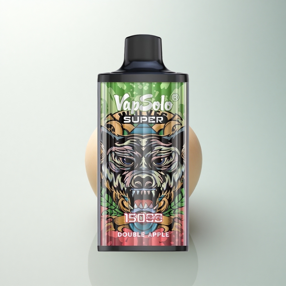 Vapsolo Super 15000 Puffs Double Pomme 40ml Type-C
