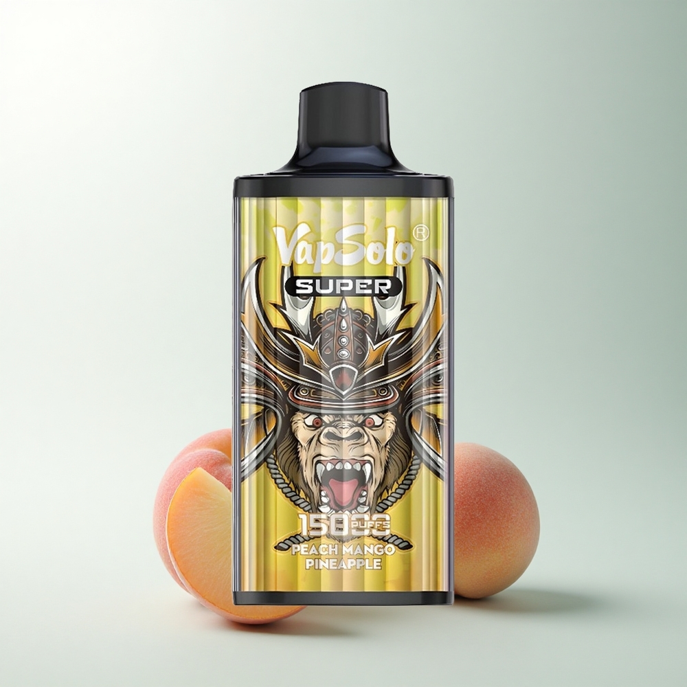 Vapsolo Super 15000 Puffs Pêche Mangue Ananas 850mAh Type-C 40ml