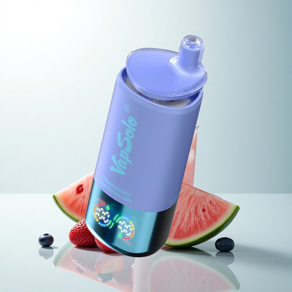 Vapsolo Triple 30000 Puffs Fraise Pastèque & Myrtille Glacée avec 40ml et Type-C